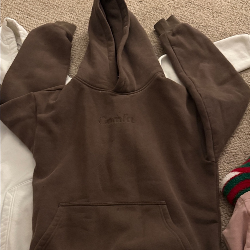 COMFRT brown Hoodie